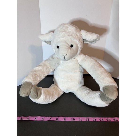 Pottery Barn Kids Other - Pottery Barn Kids 22" Lamb Sheep Lovey Soft Ivory Stuffed Animal Plush READ Spot